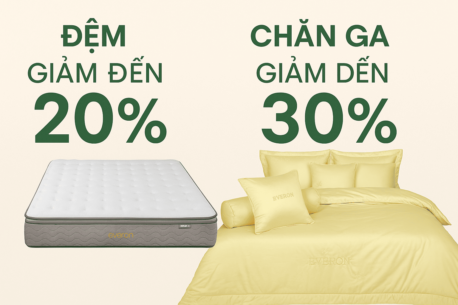 Khuyến Mãi Chăn Ga Everon Tháng 7/2025 – Mua Ngay Để Nhận Ưu Đãi!