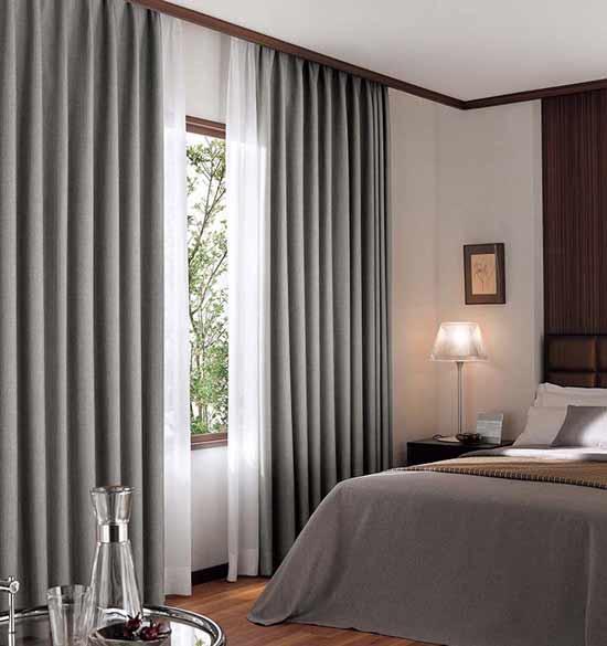 Mẫu rèm cửa phòng ngủ 2 lớp tại Thạch Thất