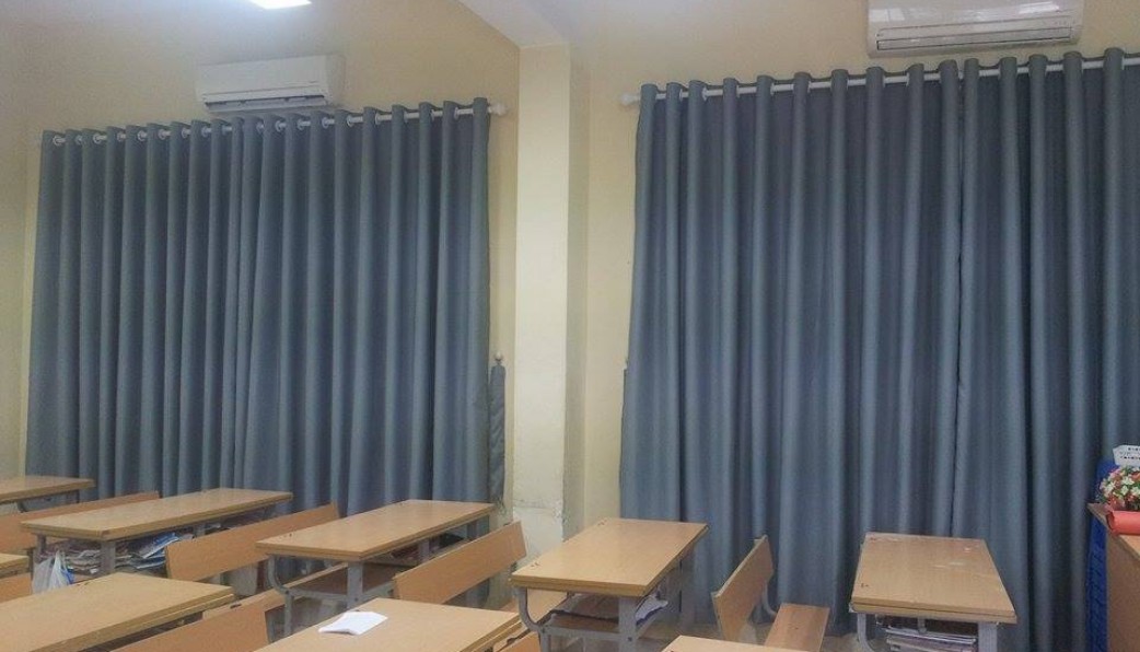 Mẫu rèm cửa lớp học