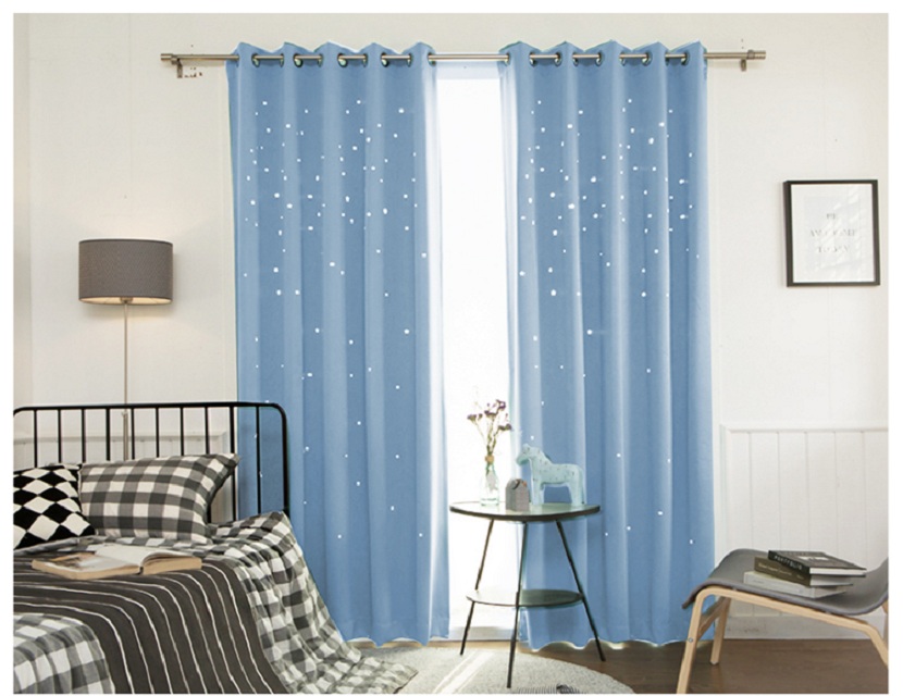 Mẫu rèm cửa phòng ngủ Hàn Quốc đơn giản