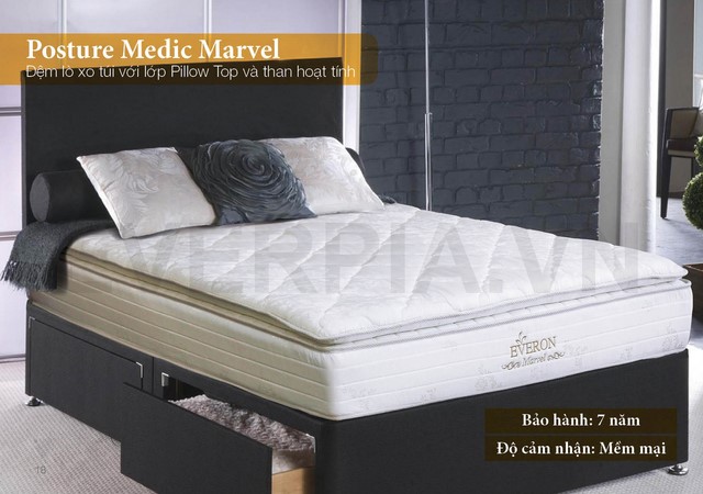 Đệm lò xo Everon cao cấp Mavel