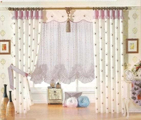 Rèm cửa sổ roman 2 lớp điệu đà