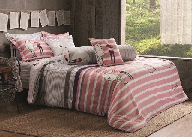 Bộ chăn ga Ep 1822 chụp chăn hè