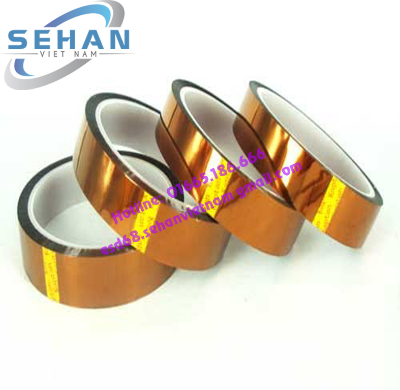 Băng dính chịu nhiệt Kapton 2 mặt