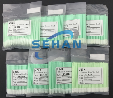 Tăm bông đầu vải các loại/Tăm bông J&K