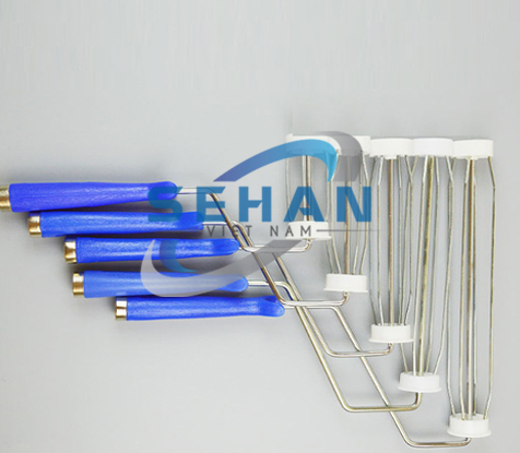Tay cầm con lăn pe