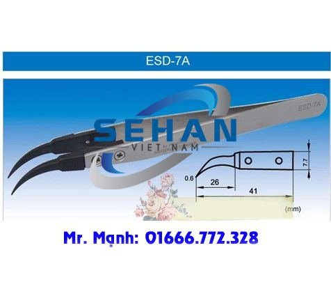 Nhíp ESD 7A/ Nhíp thay thế chống tĩnh điện