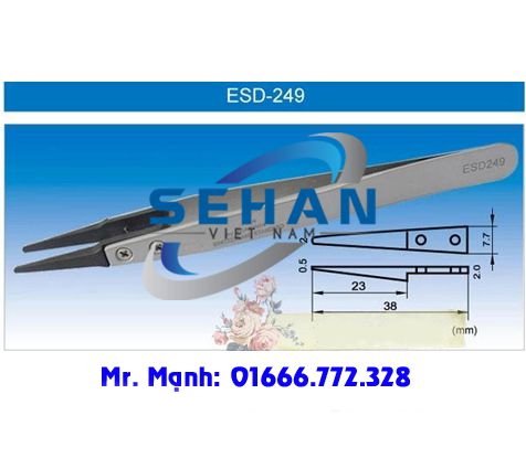 Nhíp ESD 249/ Nhíp sắt/ Nhíp chống tĩnh điện