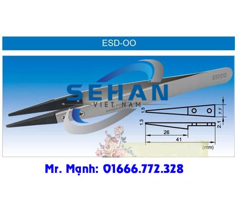 Nhíp ESD 00/ Nhíp thay thế chống tĩnh điện