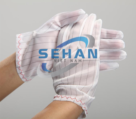 Găng tay vải chống tĩnh điện