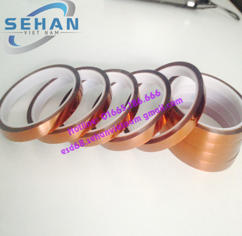Băng dính chịu nhiệt Kapton 1 mặt