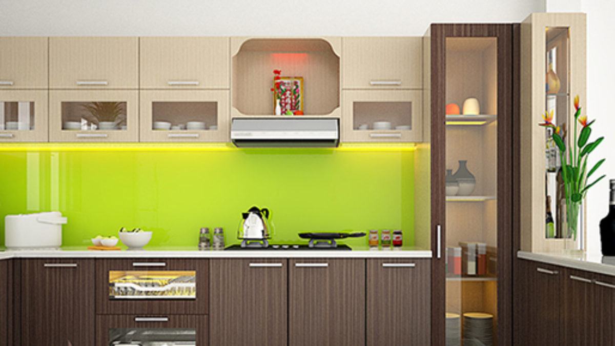 Lựa chọn màu sắc tủ bếp phù hợp với gia đình