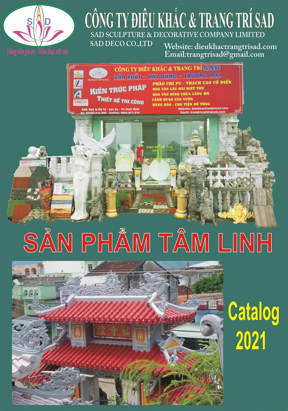 THÔNG BÁO CẬP NHẬT CATALOG SẢN PHẨM TÂM LINH NĂM 2021