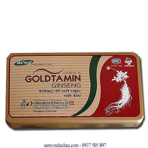 TPCN: Viên Nhân Sâm Goldtamin Hàn Quốc
