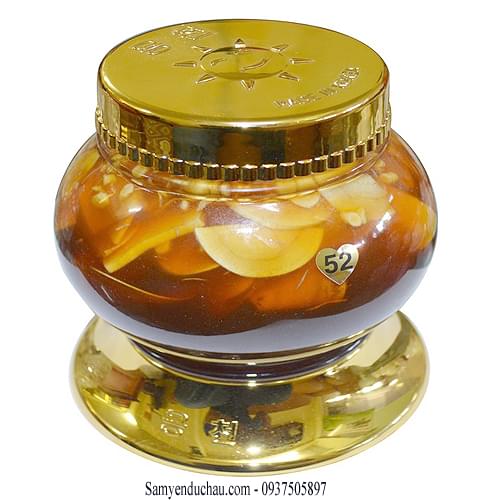 TPCN: Sâm Tươi Nguyên Củ ngâm mật ong 500ml