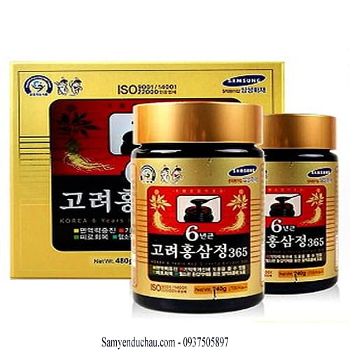 TPCN: Cao Hồng Sâm 365 Hàn Quốc 6 năm tuổi