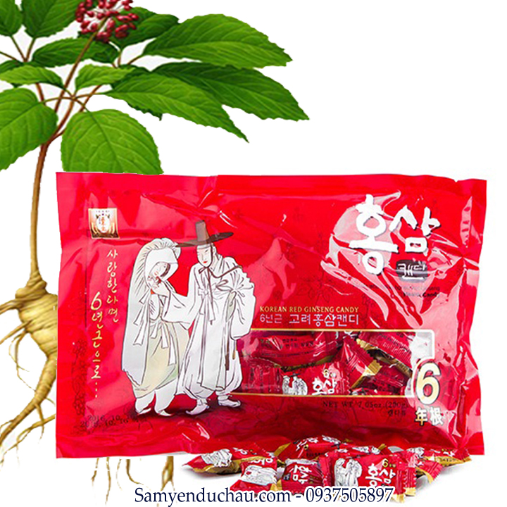 TPCN: Kẹo hồng sâm ông bà lão 200gr