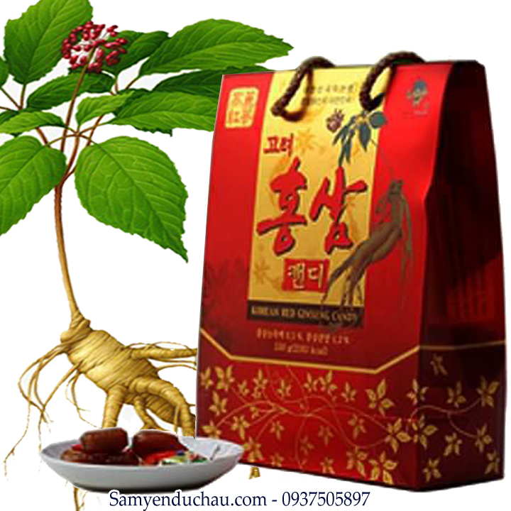 TPCN:Kẹo Hồng Sâm KGS 550gr cao cấp