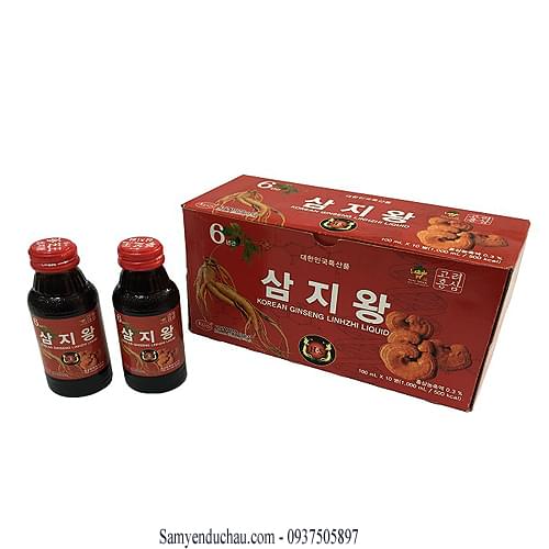 TPCN: Nước Hồng Sâm Linh Chi KGS Hàn Quốc 10 chai 100ml