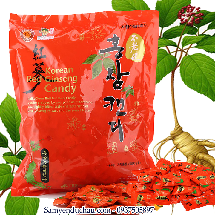 TPCN: Kẹo hồng sâm hàn quốc 500gr Daedong