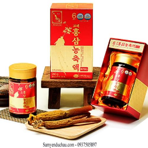 TPCN: Cao Hồng Sâm 6 năm tuổi KGS Hoàng Gia (Ginsenoside Rg1+Rb1+Rb3 = 6 mg/g)