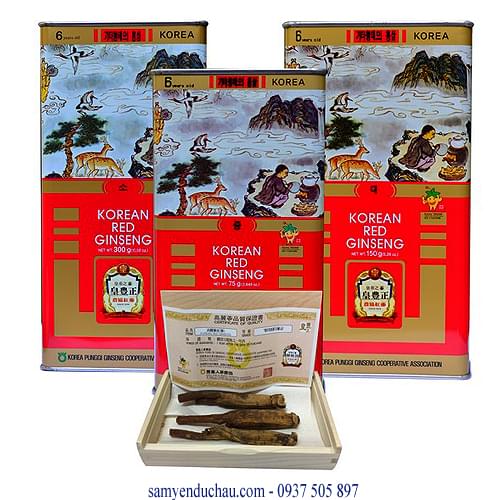 TPCN: Hồng Sâm Củ Khô 75G PUNGGI Củ Đại(SKT12)