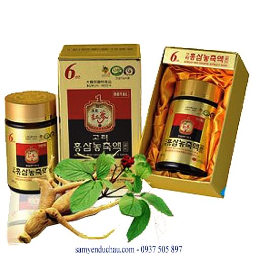 TPCN: Cao Hồng Sâm 6 năm tuổi KGS Hoàng Gia (Ginsenoside Rg1+Rb1+Rb3 = 4.5 mg/g)