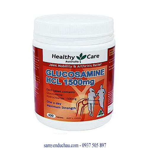 TPCN: Healthy Care Glucosamine HCL 1500mg - Hỗ trợ xương khớp khỏe mạnh