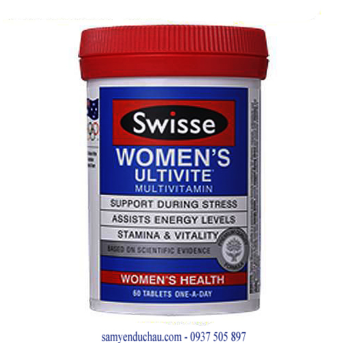 TPCN: Swisse Women's Ultivite Multivitamin Tablets- vitamin tổng hợp và khoáng chất cho nữ
