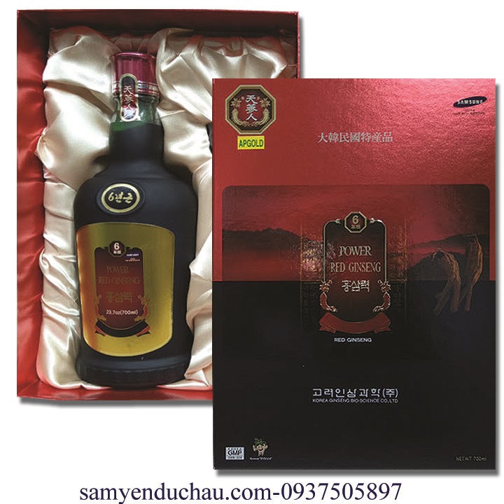 TPCN:Tinh chất Hồng Sâm 6 năm tuổi BIO Hàn Quốc 700ml