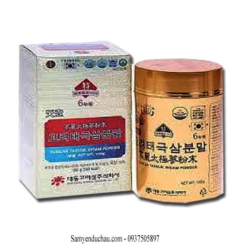 TPCN: BỘT HỒNG SÂM THÁI CỰC DAEDONG 100% 100G