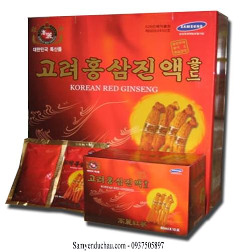TPCN: Nước Tinh Chất Hồng Sâm KANGHWA Hàn Quốc 30 gói