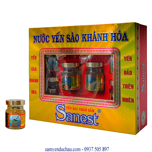 Nước Yến Sâm Khánh Hòa (hop/6lo) (NY4)