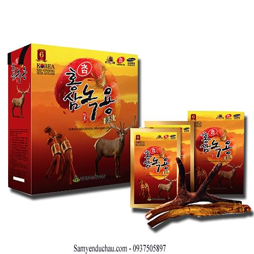 TPCN:Tinh Chất Hồng Sâm-Nhung Hươu Korea cao cấp 30 gói (NCX23)