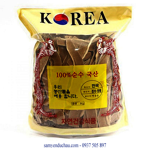 TPCN: Nấm Linh Chi Vàng xắt lát Hàn Quốc loại 1kg