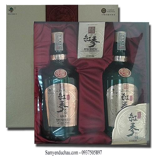 TPCN: Tinh Chất Hồng Sâm 6 năm Korinsam 2 chai 700ml và sâm lát