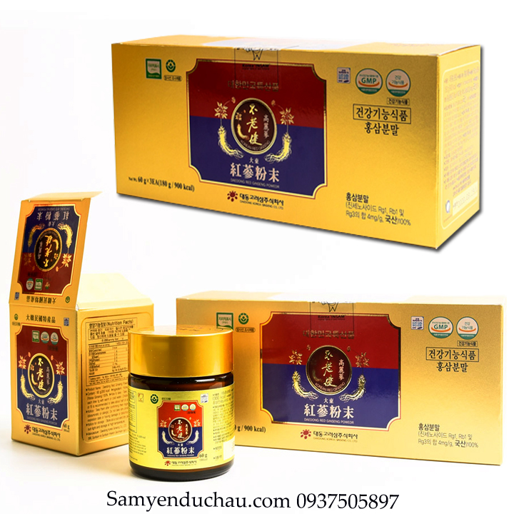 TPCN:Bột Hồng sâm Daedong 180gr