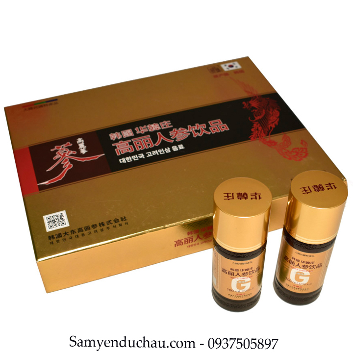 TPCN:Nước Hồng Sâm Tăng Lực Daedong 100ml x 8 chai