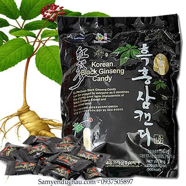 TPCN:Kẹo hắc sâm Hàn Quốc 250gr Daedong