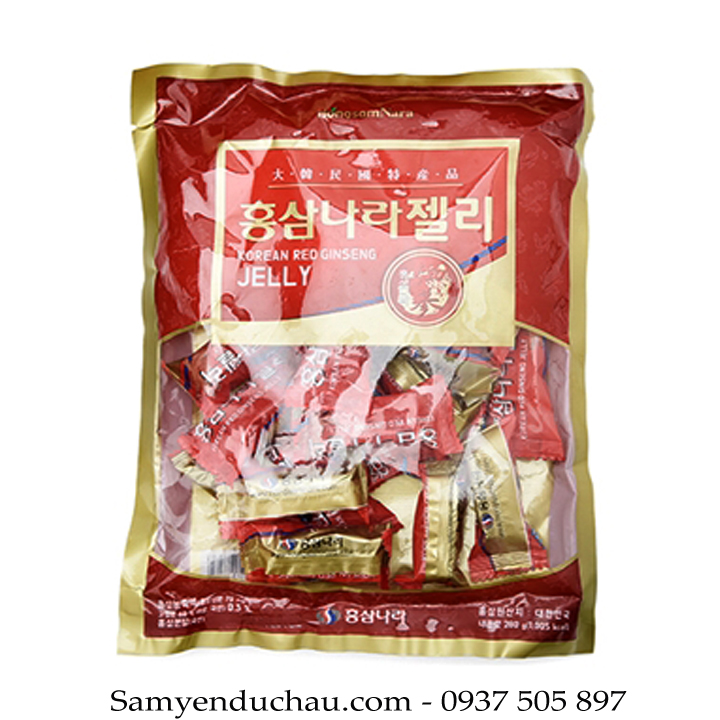 TPCN: Kẹo Hồng Sâm Dẻo KGS Hàn Quốc thượng hạng 280g