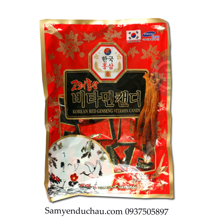 TPCN:Kẹo Hồng Sâm Vitamin Kumsan Hàn Quốc 200gr