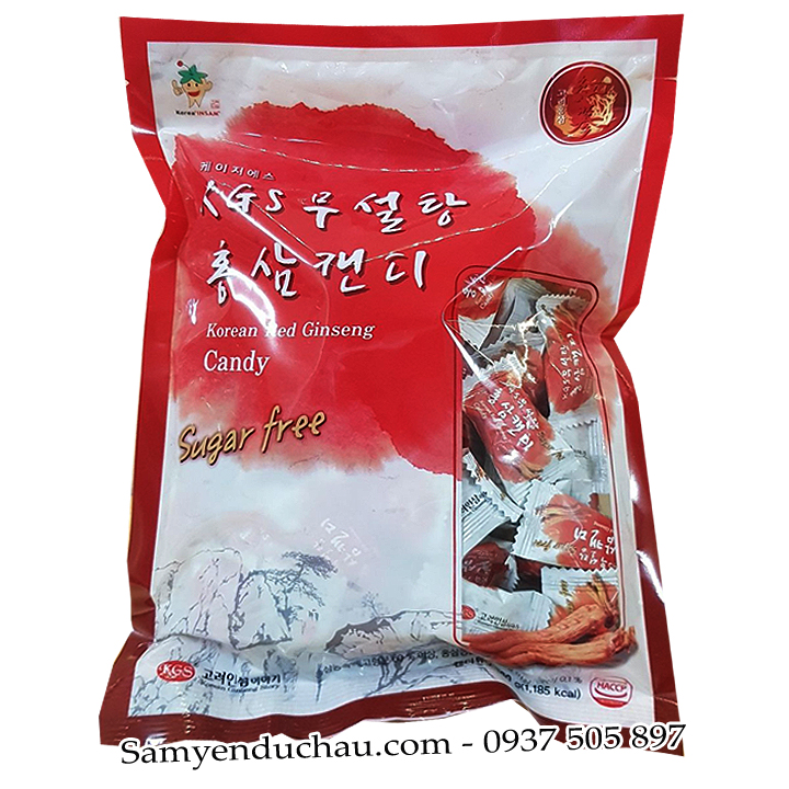 TPCN:Kẹo Hồng Sâm Không Đường KGS 300g