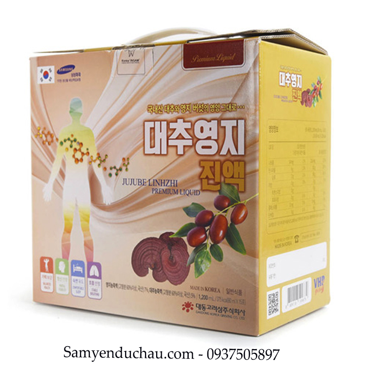 TPCN:Nước Linh Chi Táo Đỏ Deadong 15 gói