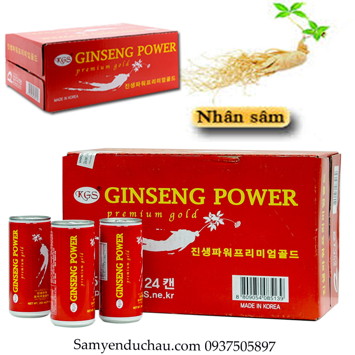 TPCN:Nước Hồng Sâm 24 Lon KGS