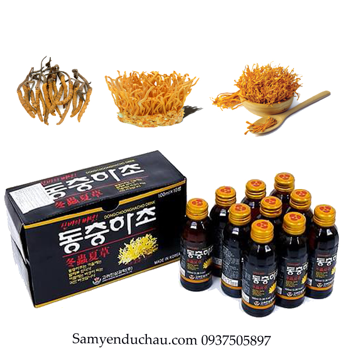 TPCN: Nước Đông Trùng Hạ Thảo BIO Hàn Quốc 10 chai 100ml