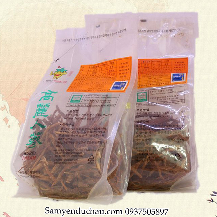 TPCN: Rễ Hồng Sâm Khô Daedong 300gr Loại 2