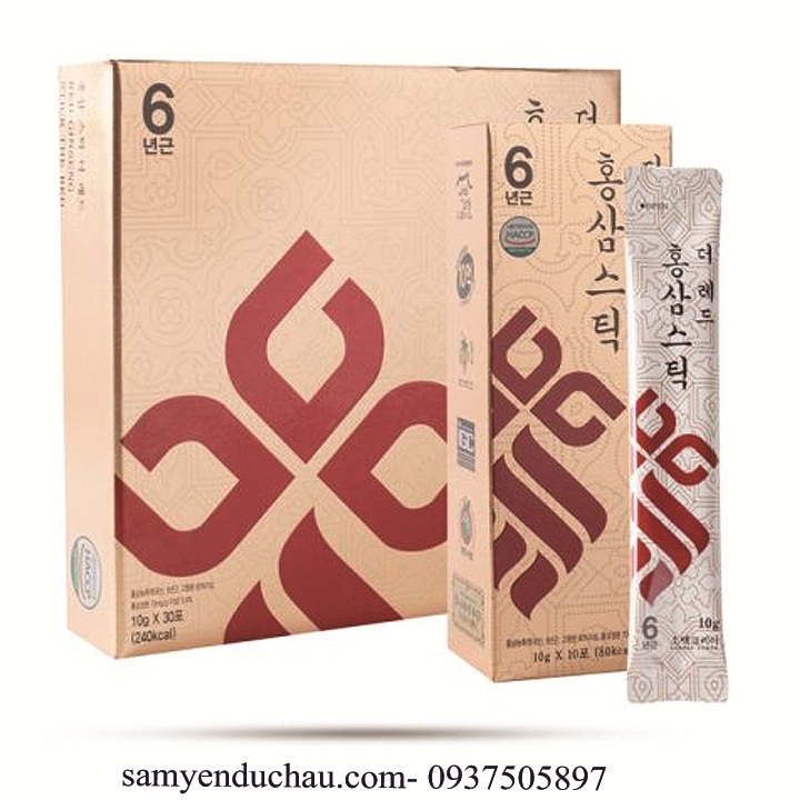 TPCN:Tinh Chất Hồng Sâm Cô Đặc Sobaek (10 ml/gói x 30 gói)