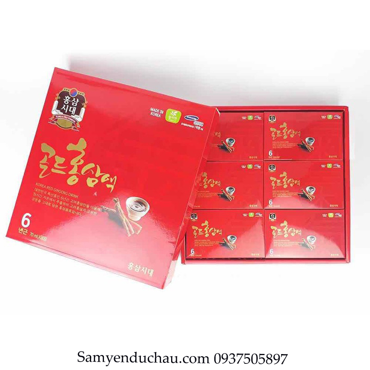 TPCN:Tinh chất hồng sâm Hàn Quốc DAEYOUNG hộp 30 gói x 70 ml