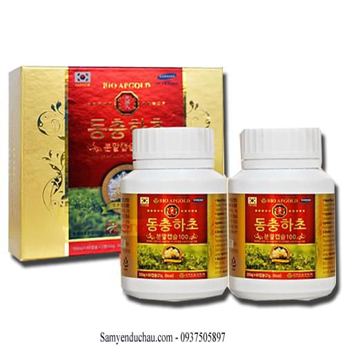 TPCN: Viên Đông Trùng Hạ Thảo BIO Hàn Quốc 100% loại 1