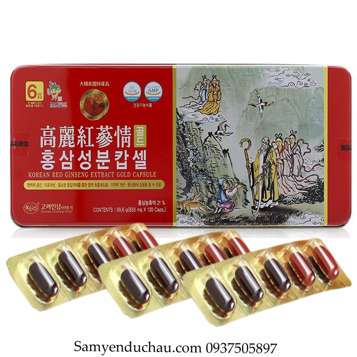 TPCN: Viên Hồng Sâm (21%), Nhung Hươu, Linh Chi KGS LOẠI 1